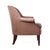 Baker Furniture Brown Leather Barrel Club Lounge Chairs For Sale - Image 10 of 12