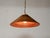 Mid-Century Modern Italian Pendant Light in Rattan and Brass, 1960s For Sale - Image 4 of 13
