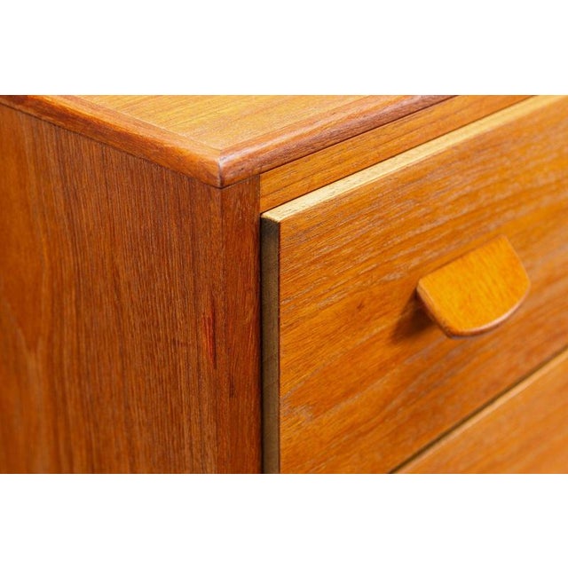 Vintage Model F17 Chest of Drawers in Teak by Poul M. Volther for FDB Møbler, Denmark, 1960 For Sale - Image 13 of 16