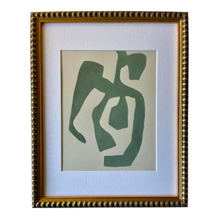 2026 "Stessa" Botanical Painting on Cotton Paper by Artist r.k. Red For Sale