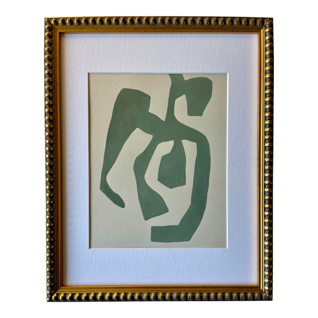 2026 "Stessa" Botanical Painting on Cotton Paper by Artist r.k. Red For Sale