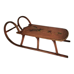 Early 20thc Wooden Salmon Sled
