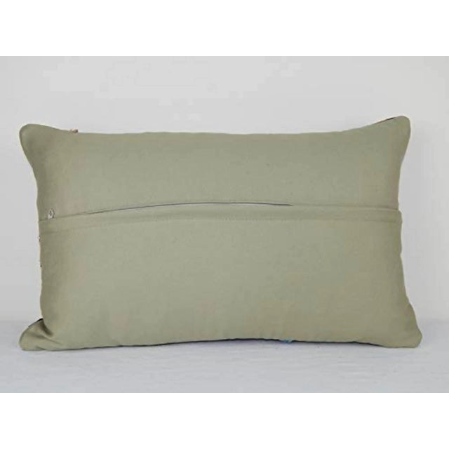 1990s Vintage Goat Hair Kilim Pillow For Sale - Image 5 of 6