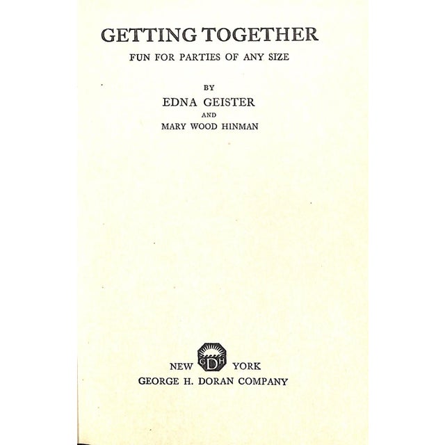 GEISTER, Edna [144] pp. George H. Doran Company 1925 7 3/4" x 5 1/4"