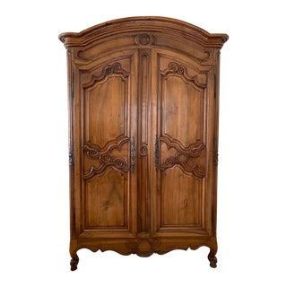 18th Century Louis XV Walnut Armoire For Sale