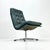 Mid-Century Dark Green Leather Lounge Chair, 1980s For Sale - Image 4 of 11