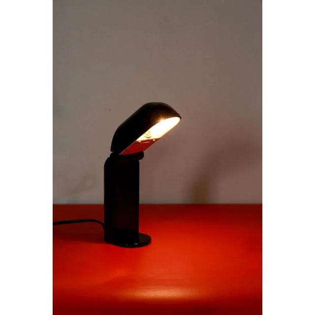 Postmodern Italian Black Wall Lamps, 1980s, Set of 2 For Sale - Image 9 of 13