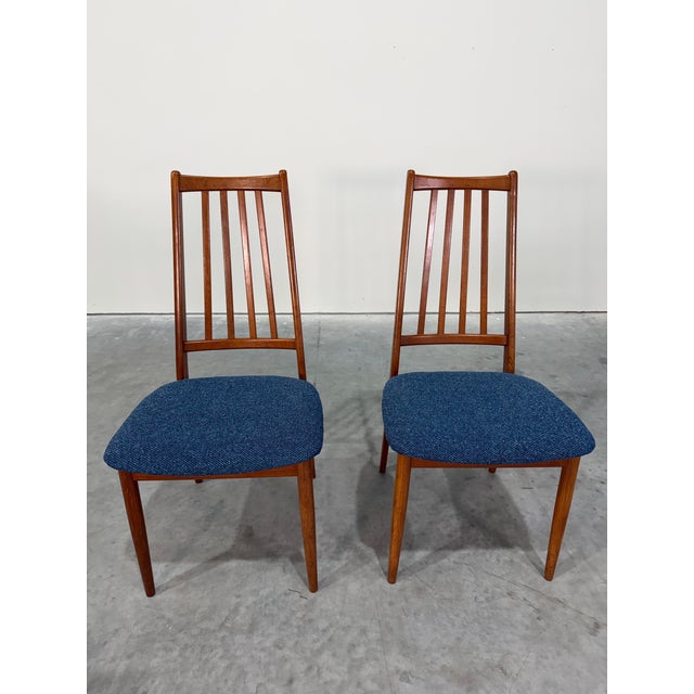 Niels Koefoed Danish Teak Mid Century Dining Chairs, Set of 4 For Sale - Image 4 of 12