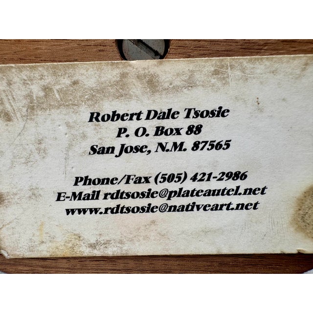 Late 20th Century Robert Dale Tsosie "Amazing Dreams" Limited Edition Bronze Pueblo Sculpture 7/35 For Sale - Image 10 of 14