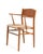 Mid-Century Modern Børge Mogensen Danish Dining Arm Chair Restored Mid Century Søborg Møbler For Sale - Image 3 of 12