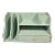 Vintage Mint Green Wooden Desk Organizer With Drawer and Compartments For Sale