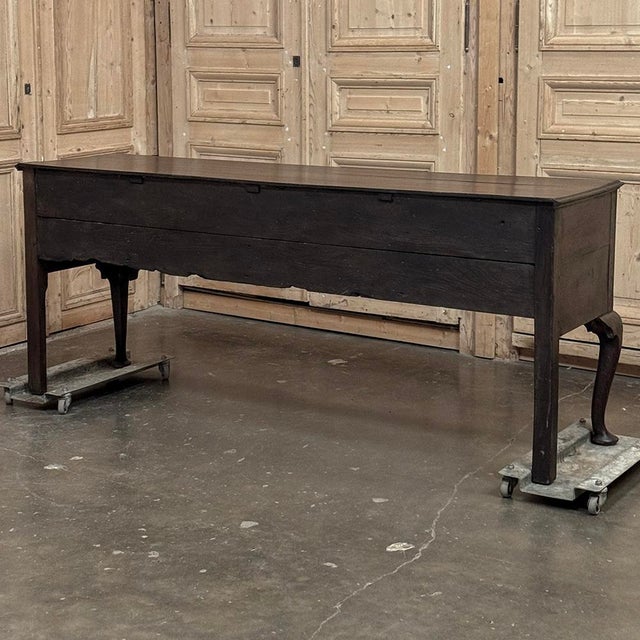 18th Century English Georgian Period Solid Oak Dresser For Sale - Image 18 of 18