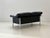 Black Two-Seater Sofa in Black Leather by Pierluigi Cerri for Poltrona Frau, Italy, 1990s For Sale - Image 8 of 17