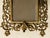 Late 19th Century Late 19th Century Victorian Pierced Brass Wall Mirror With Beveled Glass – Ornate Aesthetic Movement Hollywood Regency Decor For Sale - Image 5 of 6