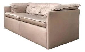 Vintage Italian Sapporitti Leather Sofa