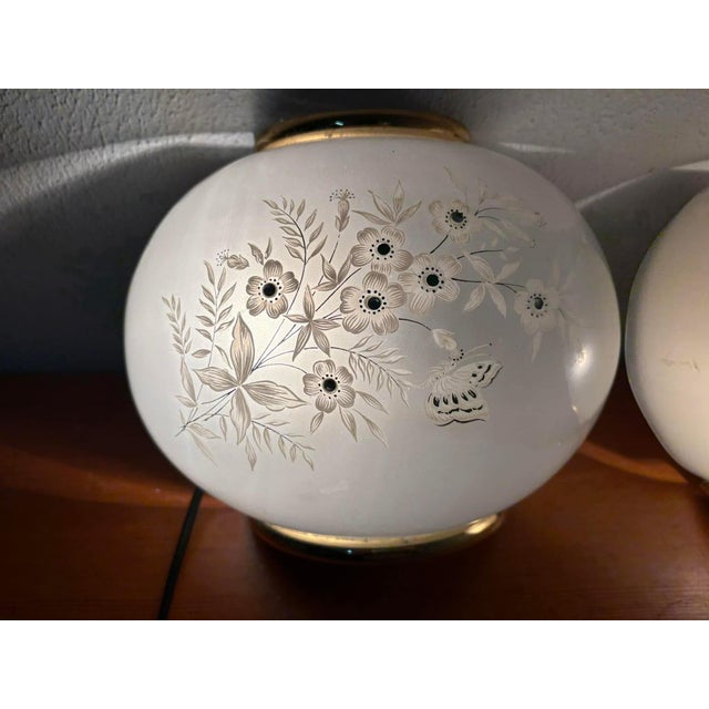 Glass Wall Lights, 1970s, Set of 2 For Sale - Image 9 of 11