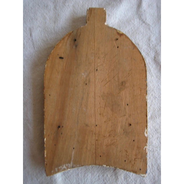 Wood Paire of Italian Gilde Carve Wood Pope Tiara 1700 Hundreds For Sale - Image 7 of 7