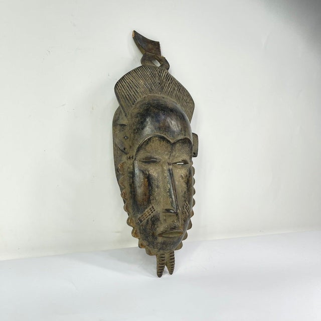 Early 20th Century Yaure Baule House Mask Côte d'Ivoire For Sale In Denver - Image 6 of 7