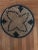 African Hand-Made Round Basket, 14 In. Diameter, Natural and Black For Sale In San Francisco - Image 6 of 6