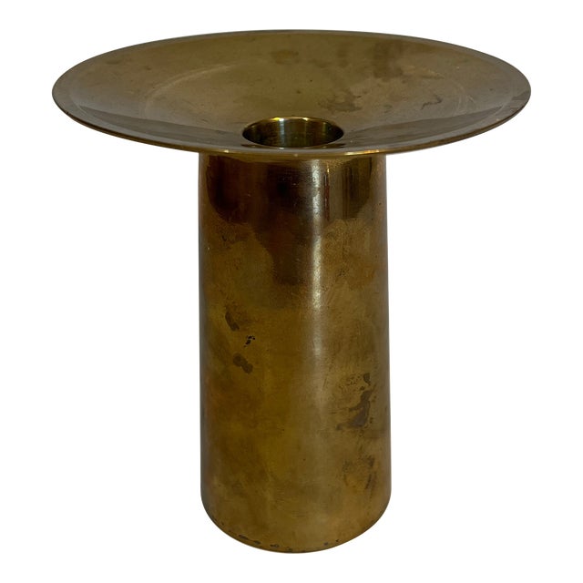 Mid 20th Century Brass Candle Stick Holder For Sale