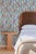 Tassel Trellis Grasscloth Wallpaper by House Party | Silk Ribbon Blue | 8 Yards For Sale In Charlotte - Image 6 of 8