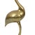 Metal Large Hollywood Regency Brass Crane Bird, 1970s For Sale - Image 7 of 16