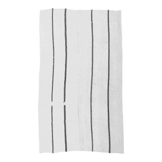 Vintage Striped Hemp Kilim Rug - 6`1" X 10`4" For Sale