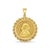 Contemporary 1/2OZ Fine Gold South African Krugerrand Coin Necklace with Rope Bezel 16" For Sale - Image 3 of 4