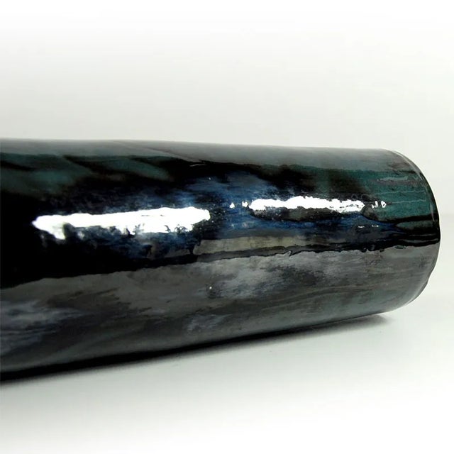 1960s Brutalist Glazed Ceramic Vase, 1950s-1960s For Sale - Image 5 of 7