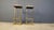 Gold Bar Stools from Belgochrom, 1970s, Set of 2 For Sale - Image 8 of 12