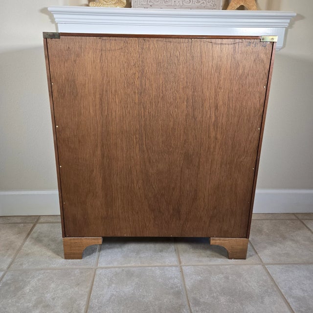 1990s 1990s Harden Furniture Campaign Style Wood Chest of Drawers For Sale - Image 5 of 14