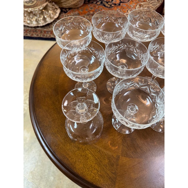 Vintage Champagne/Tall Sherbet Antoinette by Schott-Zwiesel Set of 12 For Sale - Image 16 of 17
