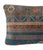Add a touch of history and warmth to your space with this vintage handmade Turkish wool rug cushion cover. Crafted from...