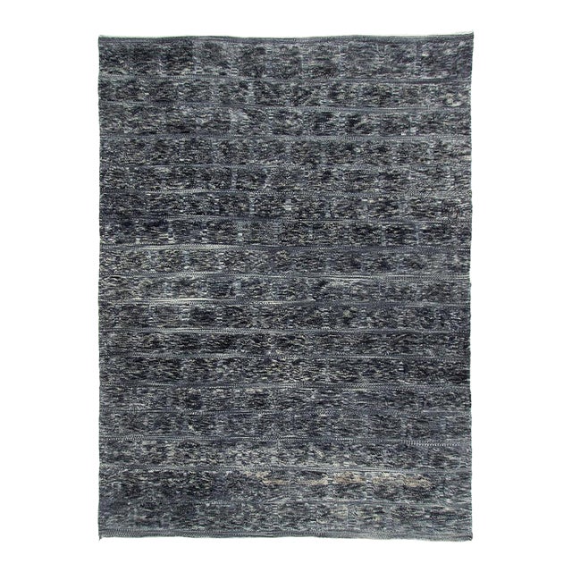Premium Hand-Knotted Moroccan Wool Rug | 11'10" X 8'8" | One of a Kind For Sale