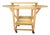 Edward Wormley for Dunbar Model 4487 Mahogany Bar Cart. Usa 1950's. For Sale