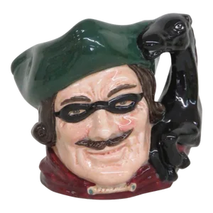 Royal Doulton Dick Turpin D6535 English Ceramic Small Character Mug Jug