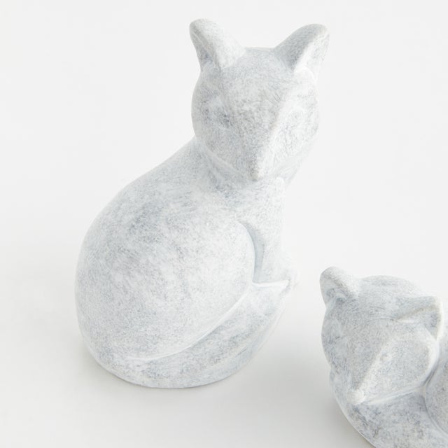 Contemporary Lazing Foxes, Set Of 2 For Sale - Image 3 of 3