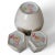 Mid Century Hand Painted Set of Three - Vase and Two Cannisters in the Style of Andrea by Sadek For Sale - Image 10 of 11