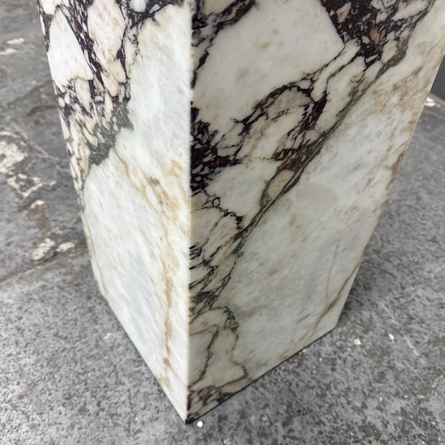 Stone Audo Copenhagen Plinth Marble Pedestal For Sale - Image 7 of 12