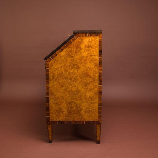 Neoclassical Writing Desk with Marquetry, 1826 For Sale - Image 18 of 18