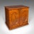 This is an antique country house napkin drawer cabinet. An English, burr walnut dining room storage chest, dating to the...
