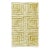1970's Green Greek Key Design Shag Wall Tapestry For Sale