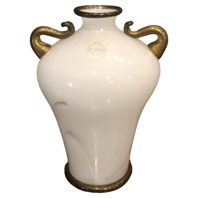 Murano Glass Vase Primavera by Ercole Barovier for Barovier & Toso, Italy, 1980s For Sale - Image 11 of 11