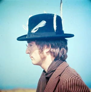John Lennon' Contemporary Archival Color Photograph Print From the Original Negative by David Redfern - 16x16