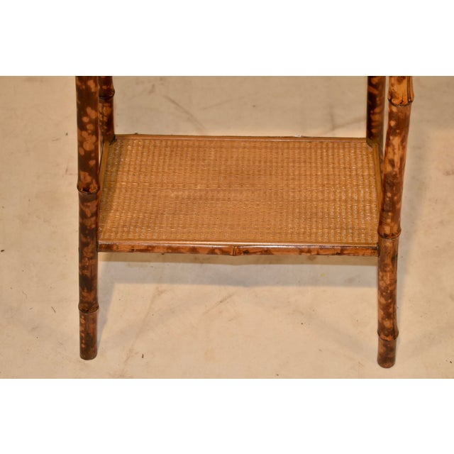 19th Century Tortoise Bamboo Side Table From France For Sale In Greensboro - Image 6 of 9
