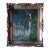 Frederick Leo Hunter 1939 Birch Woodland Oil Painting, Signed, Ornate Gilt Rococo Frame For Sale