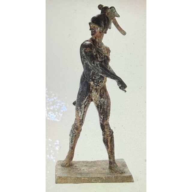Roman Warrior in Bronze, 1890s, in Good conditions. Designed 1890 to 1919