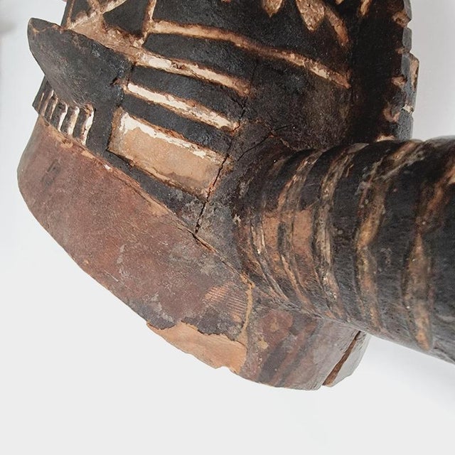 Wood Bwa Bobo Uele Mask, North Burkina Faso, Early 1900s For Sale - Image 7 of 11