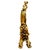 Plastic Large Scale Vintage Rococo Style Gilt Table Clock, German Movement For Sale - Image 7 of 11