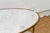 Traditional Juliet Gilded Two-Tier Oval Marble Coffee Table For Sale - Image 3 of 12